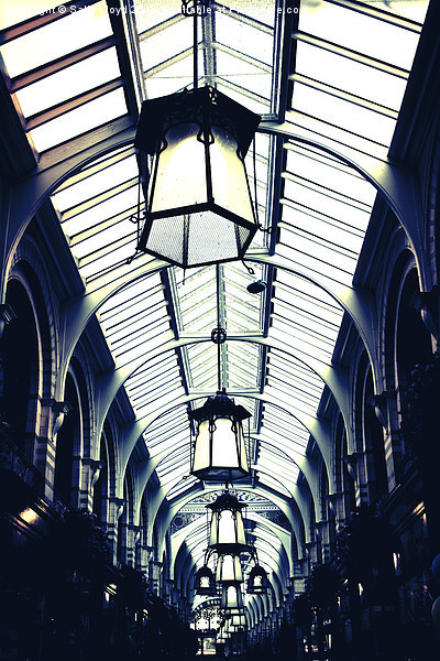  Royal Arcade Norwich Lamps Picture Board by Sally Lloyd