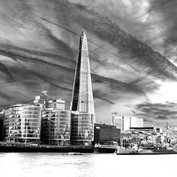 Buy canvas prints of  The Shard London  by Sally Lloyd