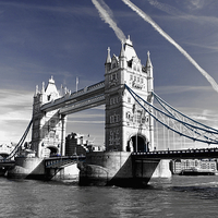 Buy canvas prints of  Tower Bridge London by Sally Lloyd