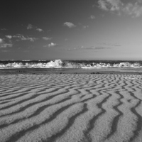 Buy canvas prints of  Sand ripples by Sally Lloyd