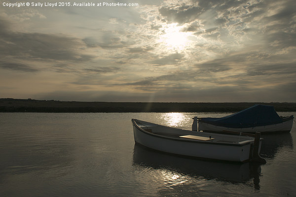  Last Light at Blakeney Picture Board by Sally Lloyd