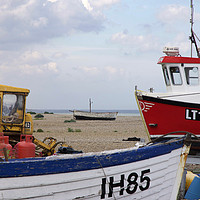 Buy canvas prints of Aldeburgh Fishing Boats by Sally Lloyd