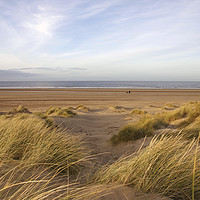 Buy canvas prints of Holkham Winter beach view by Sally Lloyd