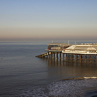 Buy canvas prints of Cromer Pier in February by Sally Lloyd
