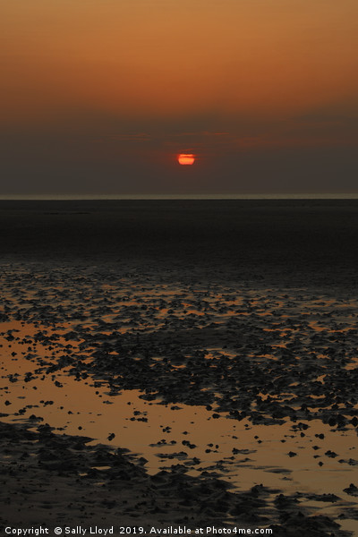 Red Sunset at Wells-next-the-sea  Picture Board by Sally Lloyd