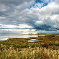 Buy canvas prints of Marsh View to Stiffkey, Norfolk by Sally Lloyd