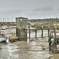Buy canvas prints of Low tide betwixt Morston and Blakeney by Sally Lloyd