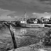 Buy canvas prints of Brancaster Staithe  Low tide  by Sally Lloyd