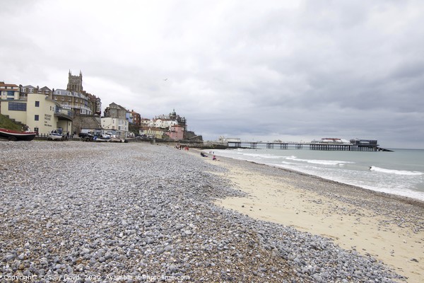Cromer Pier View Picture Board by Sally Lloyd