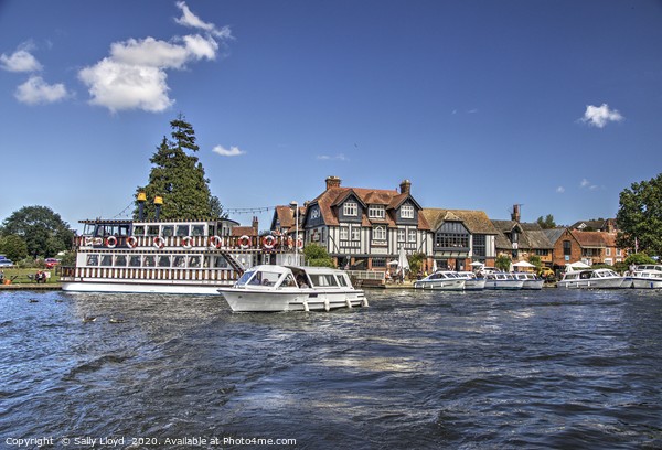View of The Swan at Horning, Norfolk UK Picture Board by Sally Lloyd