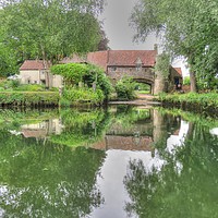 Buy canvas prints of Pulls Ferry from the Wensum by Sally Lloyd