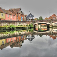 Buy canvas prints of Fye Bridge, Norwich by Sally Lloyd