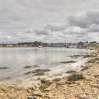 Buy canvas prints of Port of Wells view from the bank.  by Sally Lloyd