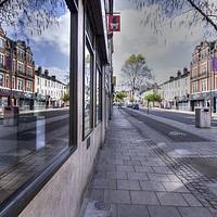 Buy canvas prints of Prince of Wales Road, Norwich in Lockdown by Sally Lloyd