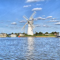 Buy canvas prints of Thurne Mill, from the water by Sally Lloyd