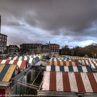 Buy canvas prints of Norwich Market and City Hall by Sally Lloyd