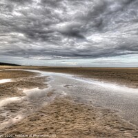 Buy canvas prints of Wintry Wild Holkham Beach, Norfolk by Sally Lloyd