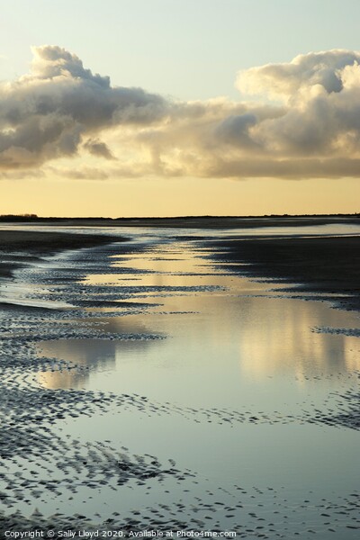 Brancaster Sunset Norfolk  Picture Board by Sally Lloyd