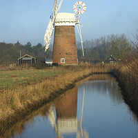 Buy canvas prints of Horsey Mill, Norfolk  by Sally Lloyd