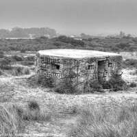 Buy canvas prints of Wartime Pillbox at Horsey by Sally Lloyd