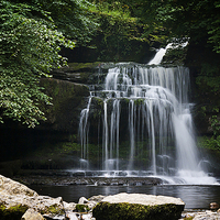 Buy canvas prints of  West Burton Falls by Annie Page
