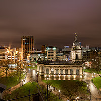 Buy canvas prints of Birmingham Cathedral CityScape by Alan Duggan