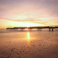 Buy canvas prints of  Boscombe Pier. by paul cobb