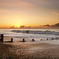 Buy canvas prints of Morning wave. by paul cobb