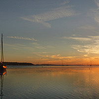 Buy canvas prints of Evening tide. by paul cobb