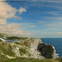 Buy canvas prints of Lulworth cove. by paul cobb