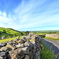 Buy canvas prints of Yorskshire Dales on a beautiful sunny day by Malgorzata Larys