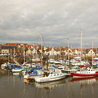 Buy canvas prints of Anstruther, old fishing town in Scotland by Malgorzata Larys