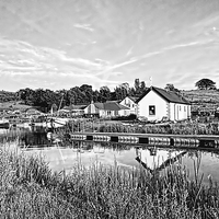 Buy canvas prints of Forth and Clyde Canal, Scotland by Malgorzata Larys