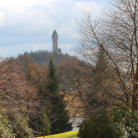 Buy canvas prints of William Wallace Monument, Stirling, Scotland by Malgorzata Larys