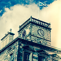 Buy canvas prints of Historic architecture in Linlithgow, Scotland  by Malgorzata Larys