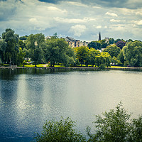 Buy canvas prints of Linlithgow Loch in Linlithgow, Scotland by Malgorzata Larys