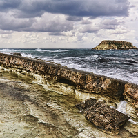 Buy canvas prints of Approaching storm off Cyprus by Quentin Breydenbach