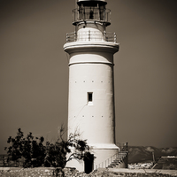 Buy canvas prints of  Paphos lighthouse Cyprus by Quentin Breydenbach