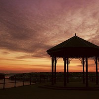 Buy canvas prints of Sunset over Milford Haven by Mandy Llewellyn