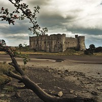 Buy canvas prints of  Carew Castle by Mandy Llewellyn