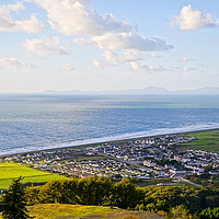 Buy canvas prints of Fairbourne Sea View by Ellie Rose