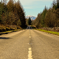 Buy canvas prints of Every Road Leads to the Mountain by Ellie Rose