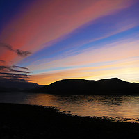 Buy canvas prints of The Sky Above Loch Eil by Ellie Rose