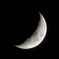 Buy canvas prints of Crescent Moon by Ellie Rose