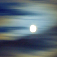 Buy canvas prints of  Mistaken moon abstract by Simon Philp