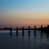 Buy canvas prints of Sunset - Clacton Pier by Pete Inman