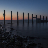 Buy canvas prints of Sunrise - Holland on Sea by Pete Inman