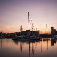 Buy canvas prints of Ipswich Waterfront Sunset by Pete Inman