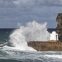 Buy canvas prints of The Beehive at Portreath by Dave Rowlatt