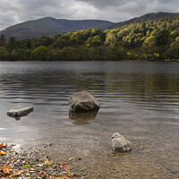 Buy canvas prints of Autumn over Coniston by Dave Rowlatt